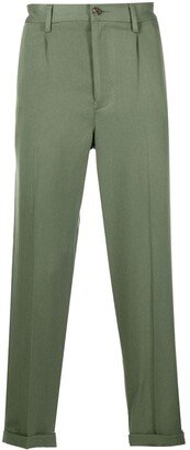 Turn-Up Tapered Trousers