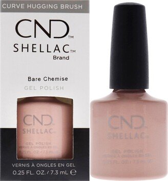 Shellac Nail Color - Bare Chemise by for Women - 0.25 oz Nail Polish