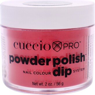 Pro Powder Polish Nail Colour Dip System - Candy Apple Red by Cuccio Colour for Women - 1.6 oz Nail Powder
