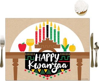 Big Dot Of Happiness Happy Kwanzaa - Party Table Decorations - Placemats - Set of 16