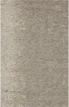 Non Slip Rug Pad 1/2 Inch Thick Felt Cushion Reversible - Grey