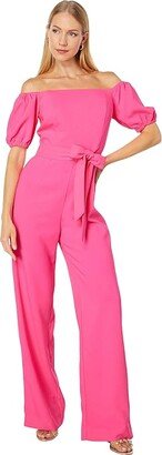 Jada Jumpsuit (Pink Isle) Women's Jumpsuit & Rompers One Piece