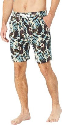 SAXX UNDERWEAR Snooze Shorts (Earthy Tie-Dye/Multi) Men's Clothing