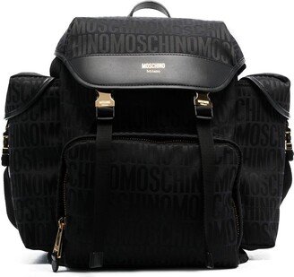 Jacquard-Logo Motif Backpack