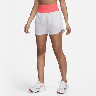 Women's Dri-FIT One Ultra High-Waisted 3 Brief-Lined Shorts in White