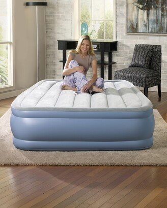 Hi Loft Full Size Raised Air Bed Mattress with Express Pump