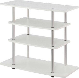 Designs2Go No Tools Highboy 4 Tier TV Stand for TVs up to 32 - Breighton Home