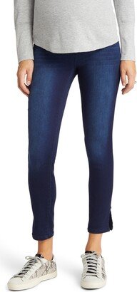 Butter Ankle Slit Maternity Jeans-AA