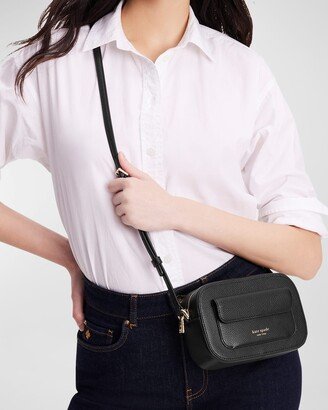 Ava Pebbled Leather Crossbody Bag