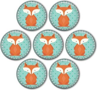 Cute Fox 1 Magnets - Set Of 7