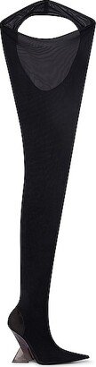 Cheopissima Thigh High Boot in Black