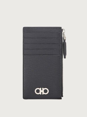 Man Gancini credit card holder Black red