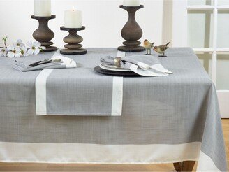 Saro Lifestyle Table Runner with Banded Border, 108