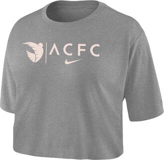 Angel City FC Women's Dri-FIT Soccer Cropped T-Shirt in Grey