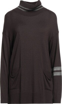 MARIA BELLENTANI Turtleneck Dark Brown