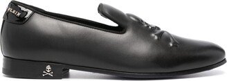 Skull & Bones leather loafers