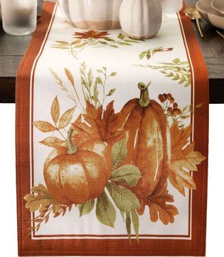 Autumn Pumpkin Grove Fall Table Runner