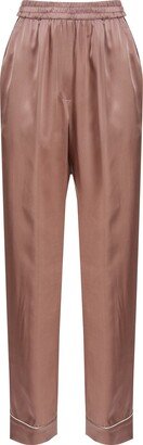 Satin Pajama Trousers With Piping