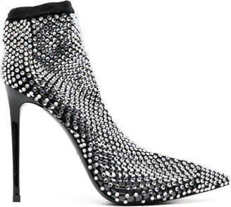 Gilda 85mm crystal-embellished boots