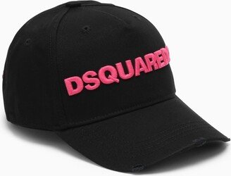 Black/red hat with logo