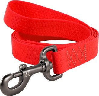 Waudog Waterproof dog leash, W 15 mm, L 122 cm red