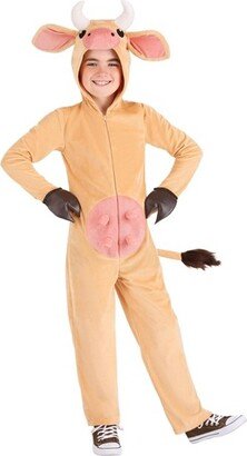 HalloweenCostumes.com Small Brown Cow Kid's Costume, Pink/Brown