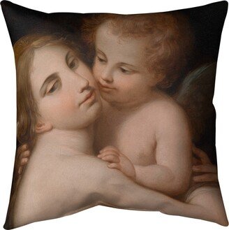 Venus and Cupid Indoor/Outdoor Pillow