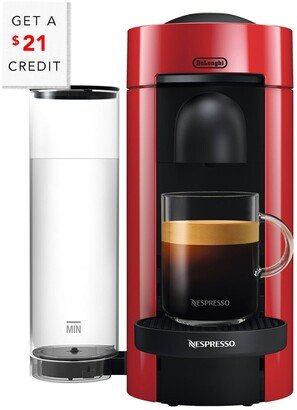 Nespresso Vertuo Plus Coffee & Espresso Single Serve Machine With $21 Credit-AA