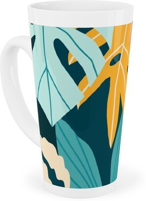 Mugs: Colors Of The Jungle - Multi Tall Latte Mug, 17Oz, Multicolor