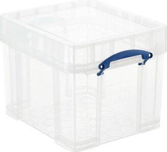 Really Useful Box Large Vinyl Record Storage Box Clear