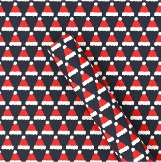 50 sq ft Santa Hat Christmas Gift Wrap Black - Wondershop™