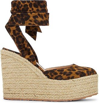 Wrap Around Wedge in Brown