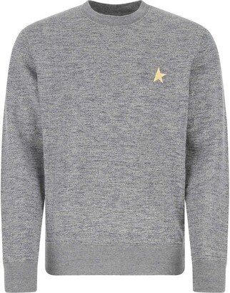 Star Printed Crewneck Sweatshirt