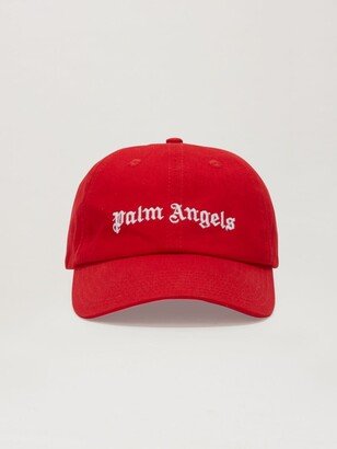 Logo-Print Baseball Cap-AH