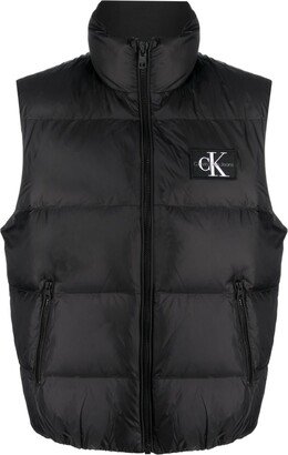 Logo-Patch Padded Gilet-BD