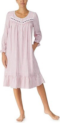 Long Sleeve Waltz Gown (Berry Stripe) Women's Pajama