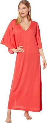 N by Natori Congo Caftan (Calypso Coral) Women's Robe