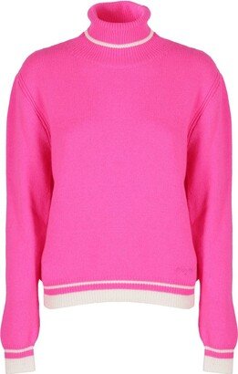 High Neck Long-Sleeved Jumper-AE