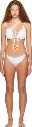 VAILLANT White Asymmetric Bikini