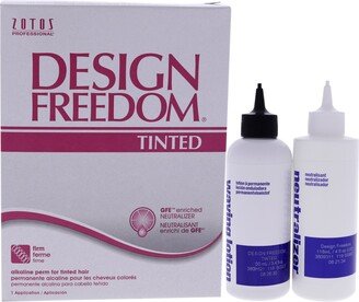 Design Freedom Tinted Alkaline Permanent by for Unisex - 1 Application Treatment