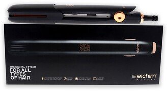 8th Sense Styler Flat Iron - Black by for Unisex - 1 Inch Flat Iron, Clutch Bag