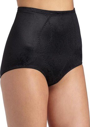 Women's Flexees Shapewear Firm Control Brief (Black) Women's Underwear