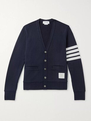 Slim-Fit Striped Cotton Cardigan