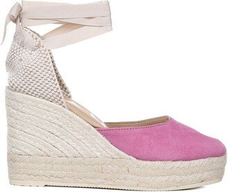 Lace-Up Wedge Espadrilles-AB