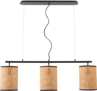 La Redoute Interieurs Cara Metal & Rattan Pendant Light