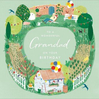 Woodmansterne Garden Wonderful Grandad Birthday Card