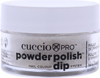 Pro Powder Polish Nail Colour Dip System - Gold With Rimbow Mica by Cuccio Colour for Women - 0.5 oz Nail Powder