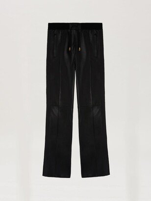 Leather Track Pants-AA