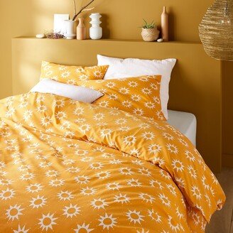 La Redoute Interieurs Soleil Sun 100% Cotton Bed Set with Rectangular Pillowcase