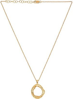 AUREUM Elise Necklace in Metallic Gold